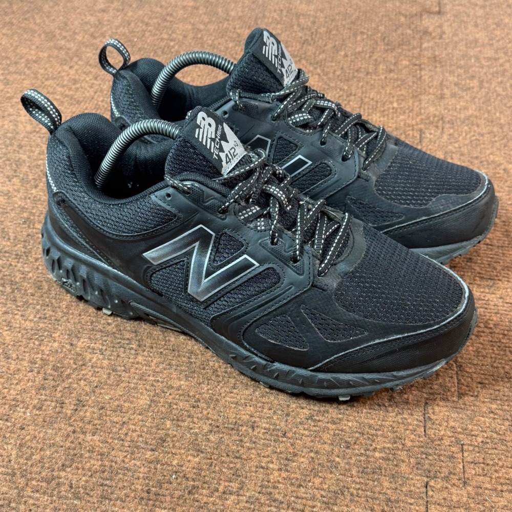 New Balance 412 v3 TechRide All Terrain Mens Black Trail Running Shoes 9 4E Wide